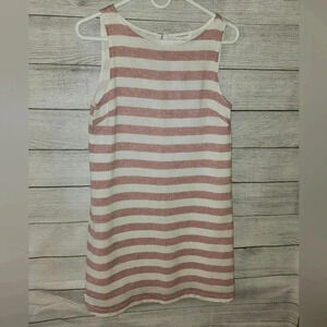 Beach Lunch Lounge Linen Blend Dress Size XS